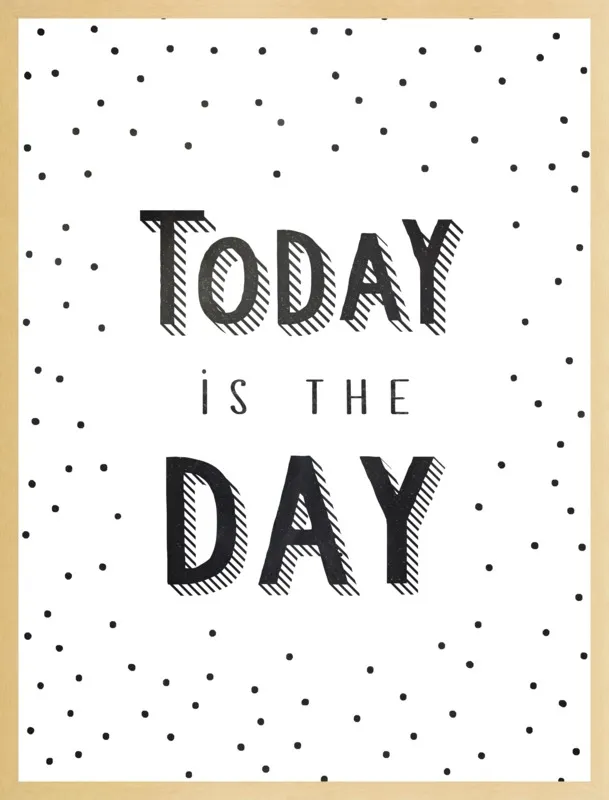 Today is the day by Lonneke de Roos - Kind of Style for Artfully Walls