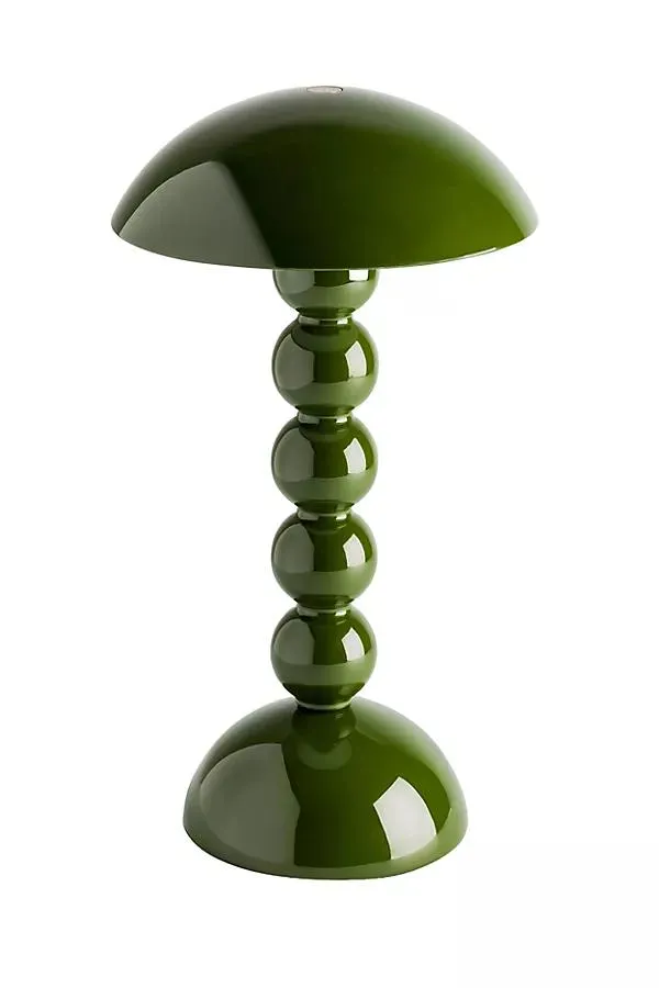 Bobbin Lacquered LED Cordless Rechargeable Table Lamp