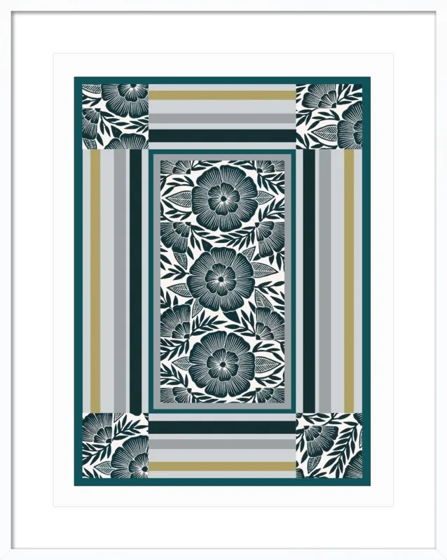 Botanical Frame 1 by Katharine Watson for Artfully Walls