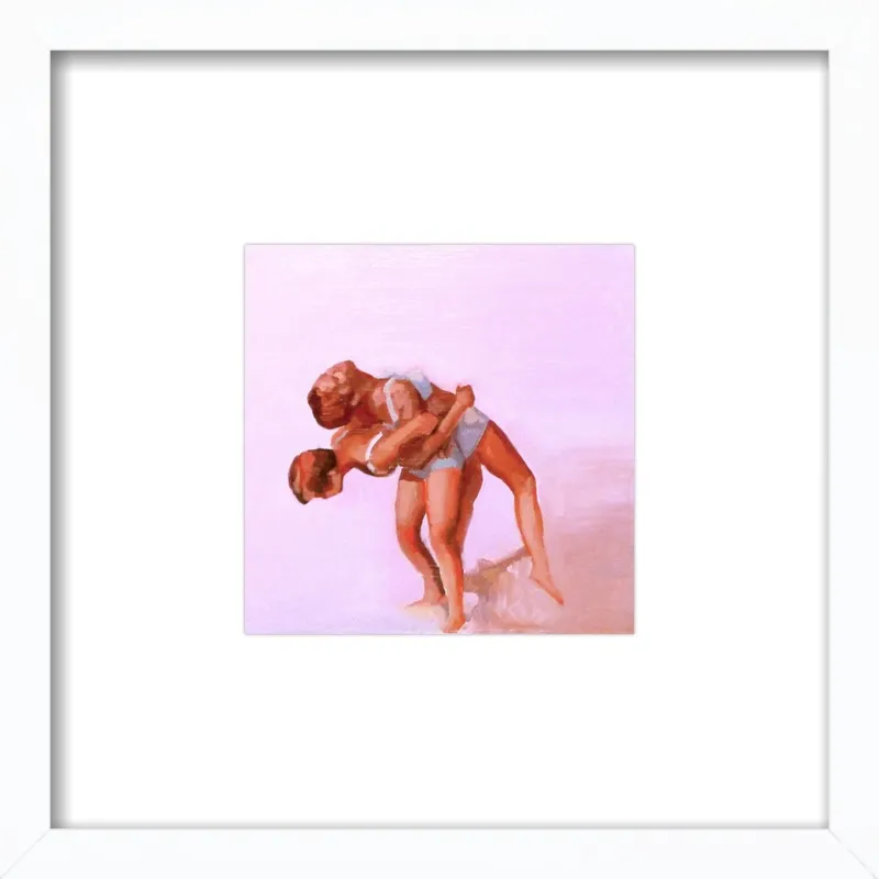 wrestling by Mary Sinner for Artfully Walls