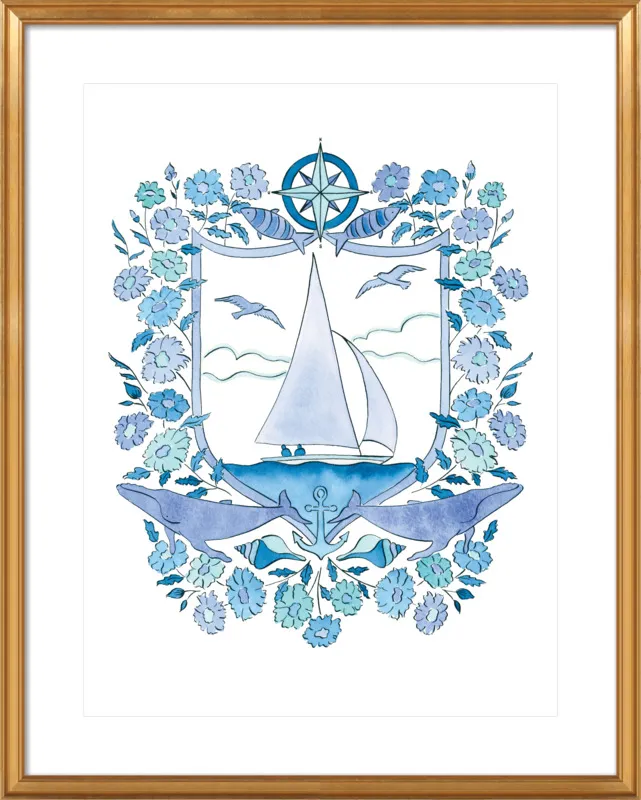 Setting Sail by Rachel Rogers for Artfully Walls