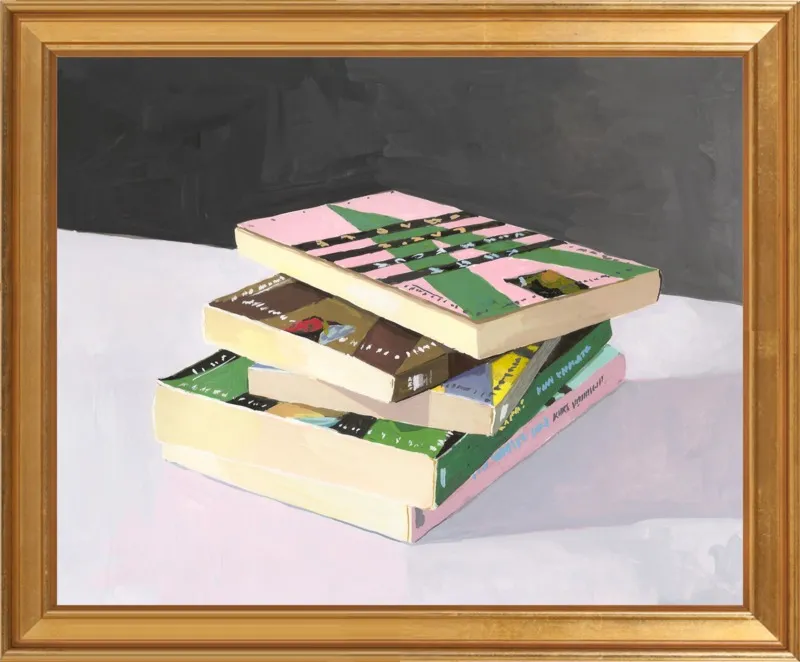 Vonnegut Stack by Elizabeth Mayville for Artfully Walls