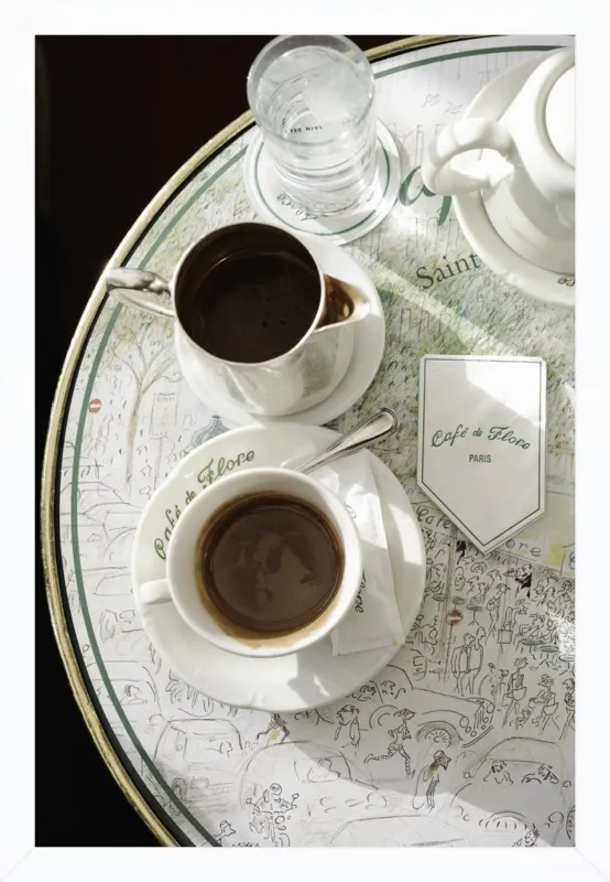Chocolat chaud au Café de Flore by Lauren & Annael Tolila for Artfully Walls