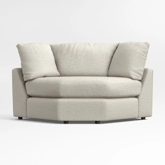 Lounge Classic Wedge Chair Sectional Piece