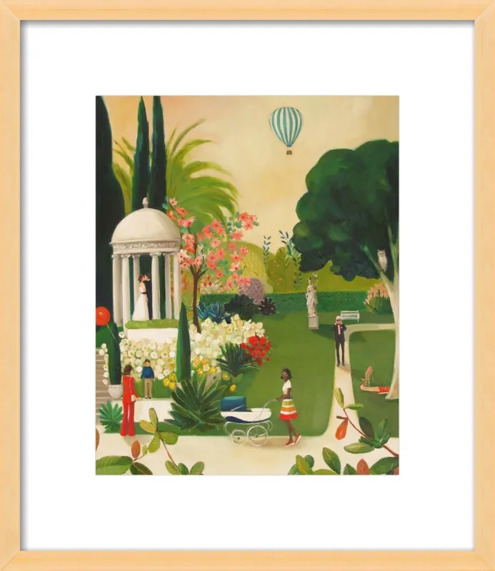 A Fainting in the Botanical Gardens by Janet Hill for Artfully Walls