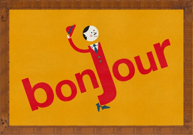 Bonjour by Blanca Gómez for Artfully Walls