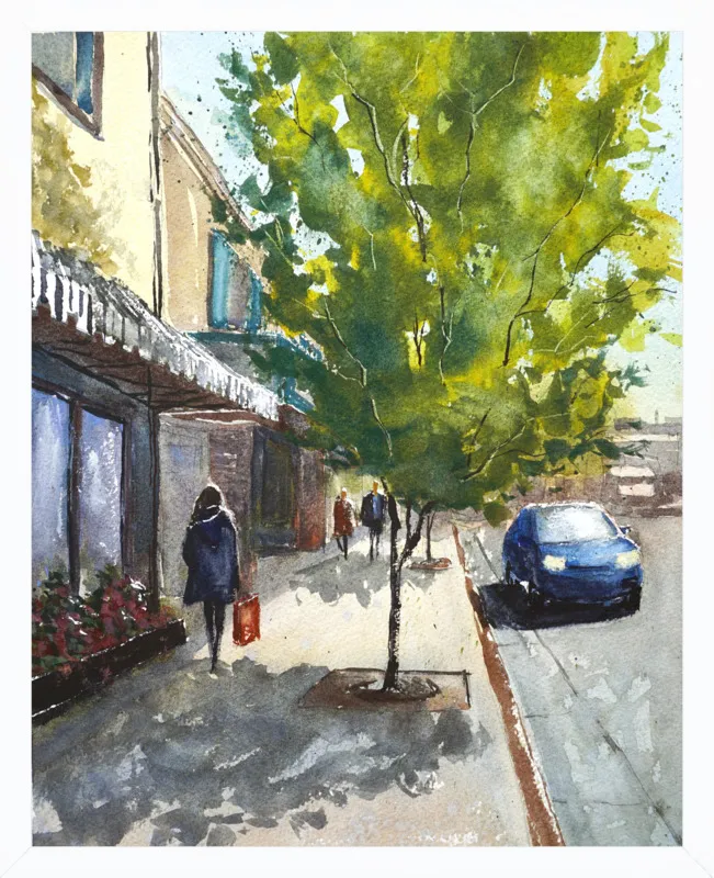 Shops in Laguna by Lauren Dusing for Artfully Walls
