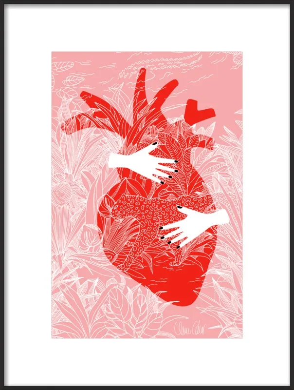 REFUGE ROSE by Claire Colin for Artfully Walls