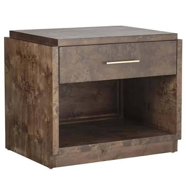 Scotsbrook Burl Nightstand