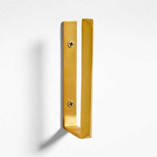 Captiare Triangle Brass Wall Hook