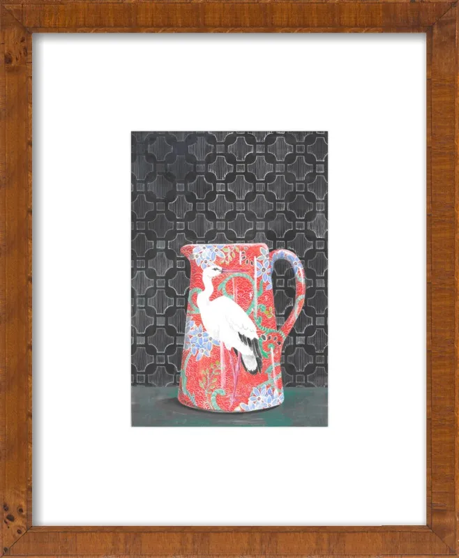 Red Vase by Miri Eshet for Artfully Walls