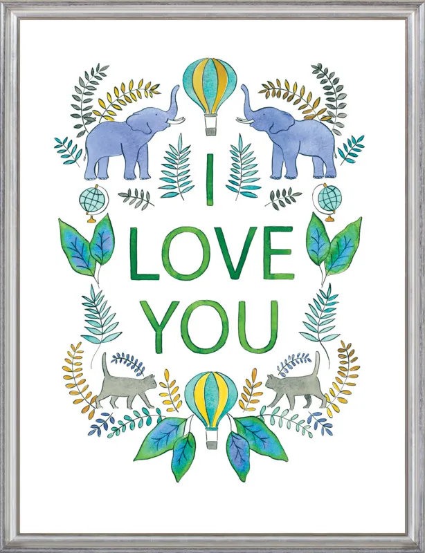 I Love You by Rachel Rogers for Artfully Walls