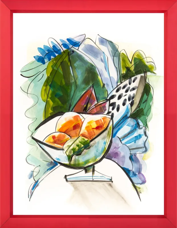 Still life with oranges by Becky Aubry for Artfully Walls