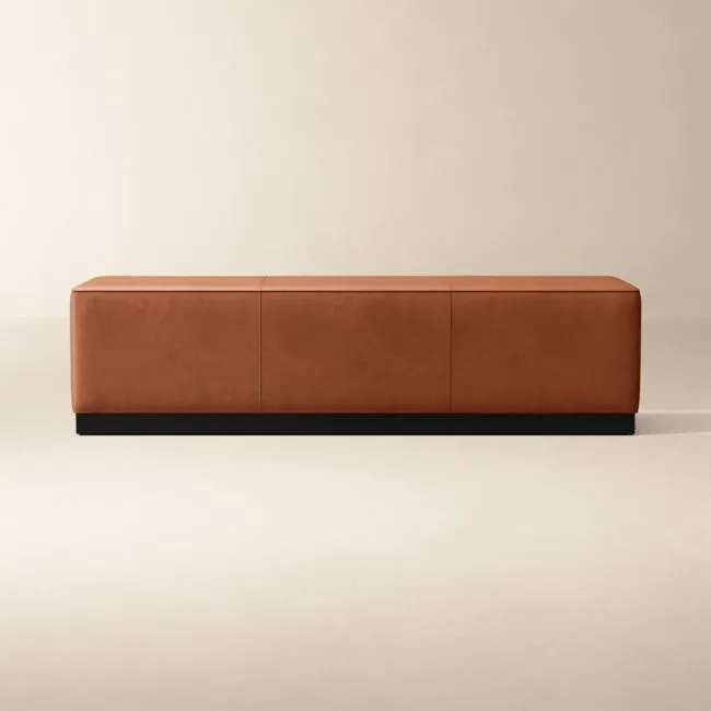 Rockwell 68" Rectangle Leather Bench