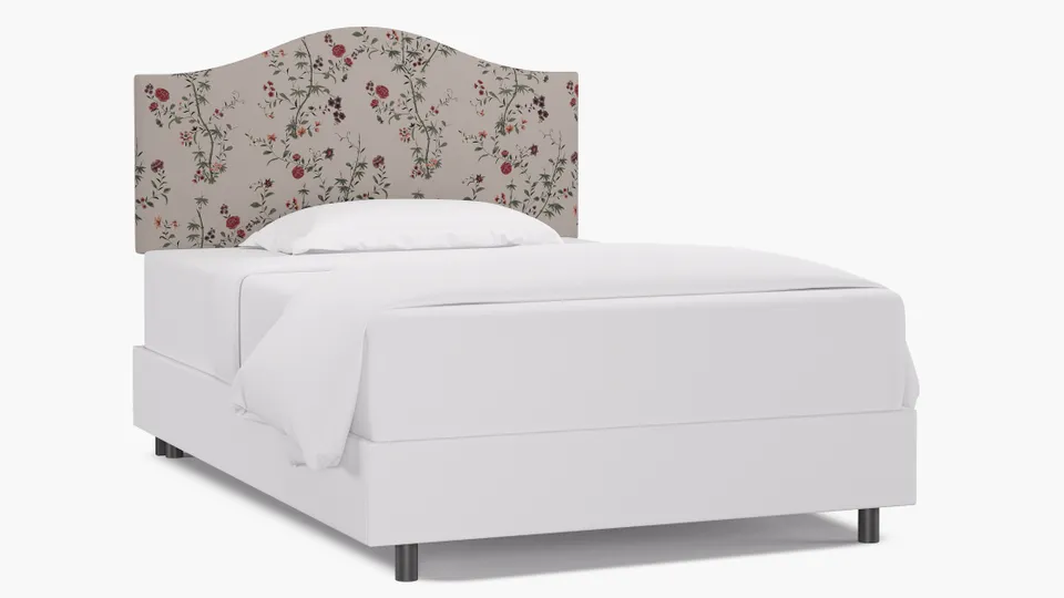 Camelback Headboard, Multi Bamboo Garden, Full