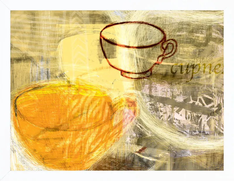Still Life with Cups by Carmel Kushnir for Artfully Walls