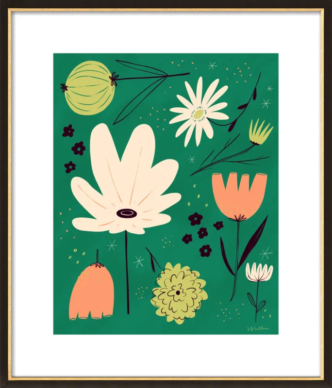 Spring Flowers by Erin Wallace for Artfully Walls