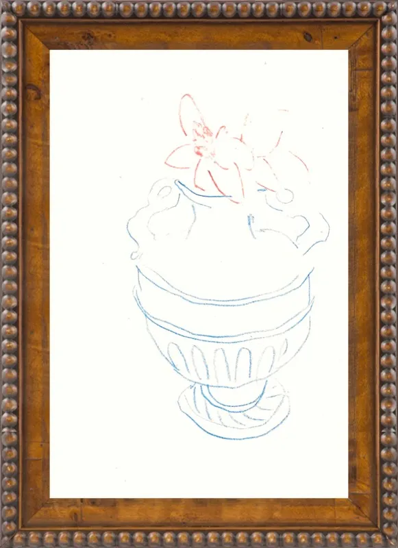 Sevres vase by Shanti Shea An for Artfully Walls