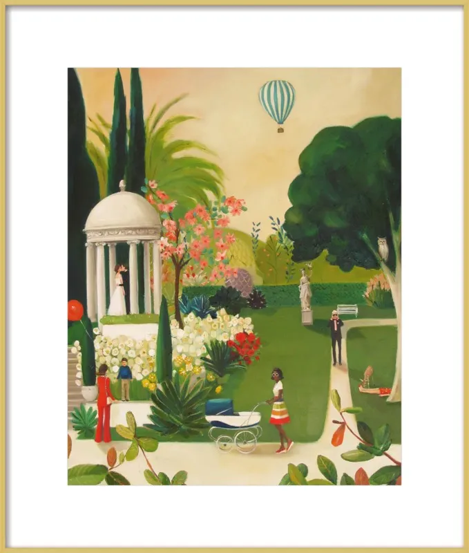 A Fainting in the Botanical Gardens by Janet Hill for Artfully Walls