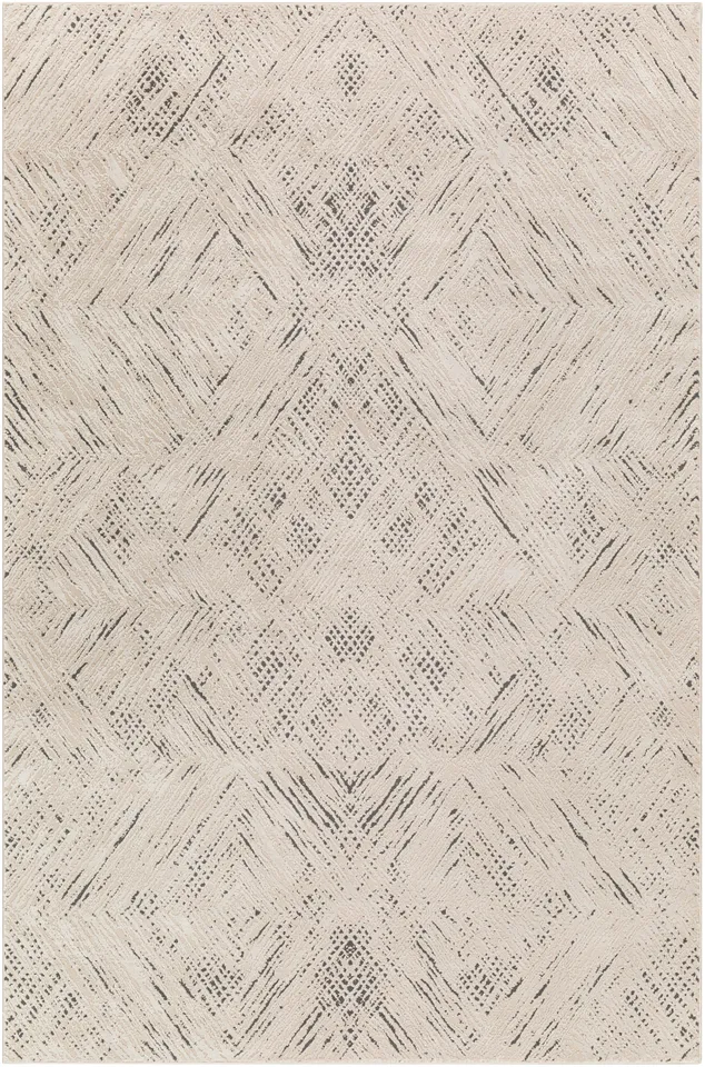Alder Beige Indoor 6'4" x 9' Machine Woven Rug