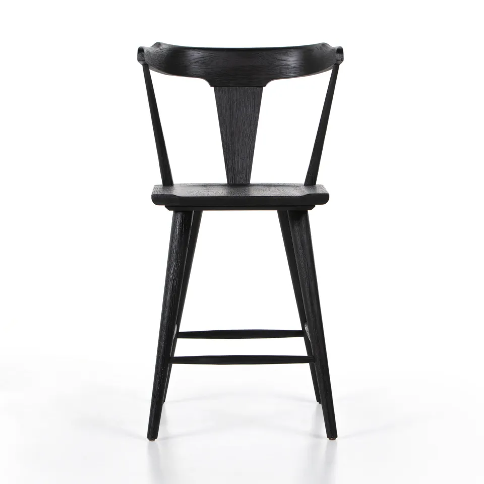 Ripley Bar + Counter Stool - Black Oak