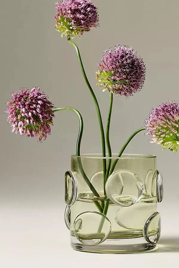 Dewdrop Pebble Glass Vase