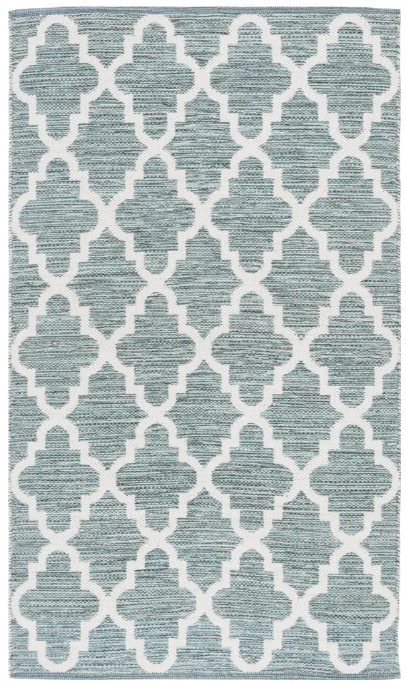 Arlo Home Hand Woven Area Rug, MTK611T, Mint/Ivory,  3' X 5'