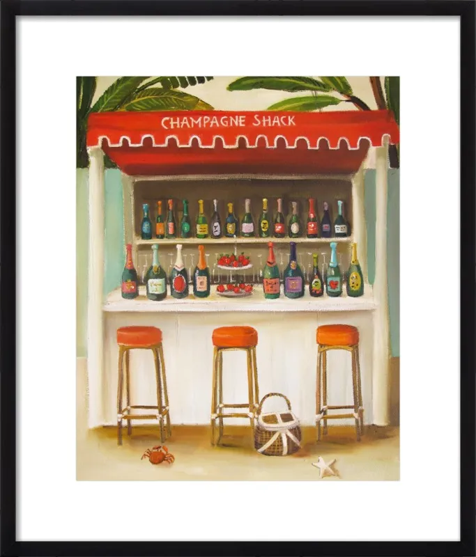 Champagne Shack by Janet Hill for Artfully Walls