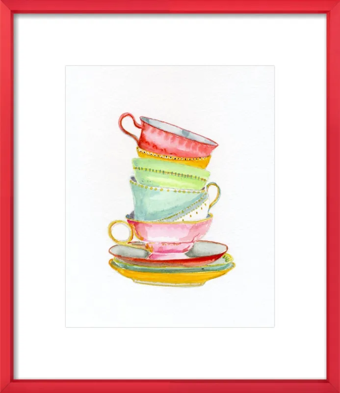 Teacups by Miri Eshet for Artfully Walls