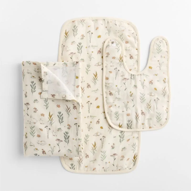 Little Duckling Ivory 3-Piece Baby Gift Set