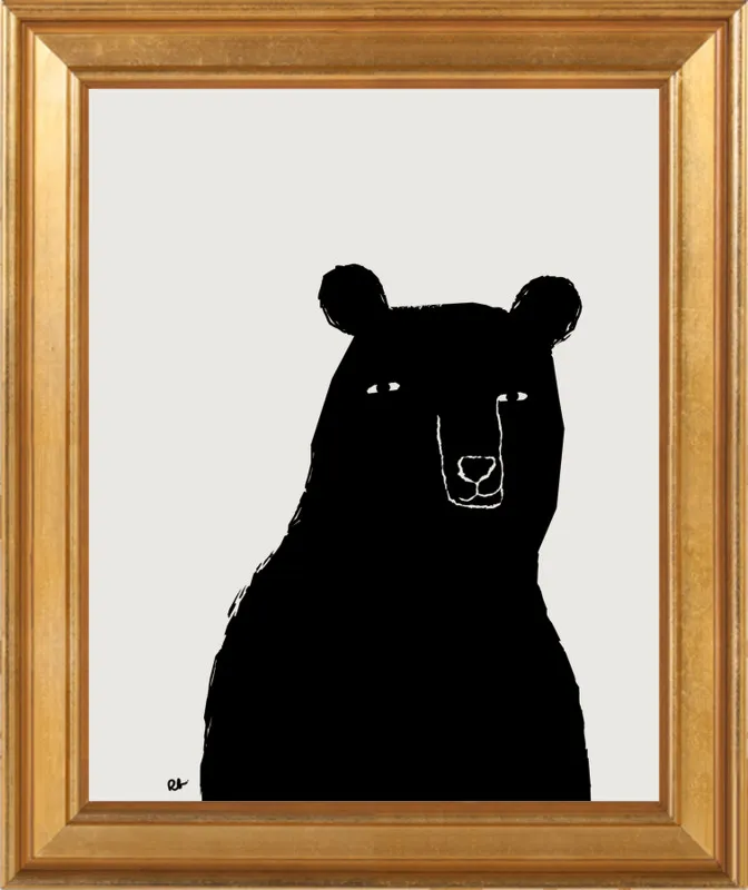 Benson the Bear by Rob Blackard for Artfully Walls