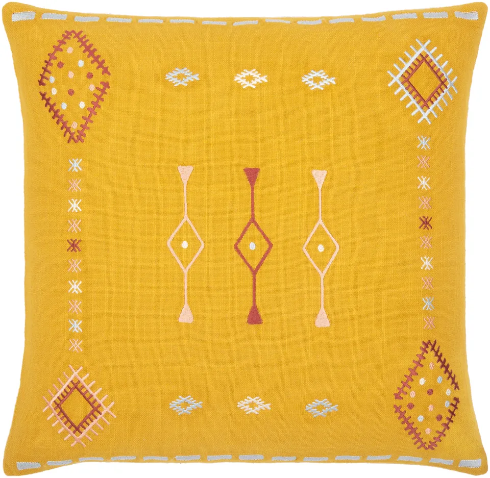 Zina ZIN-001 22"L x 22"W Down Filled Pillow