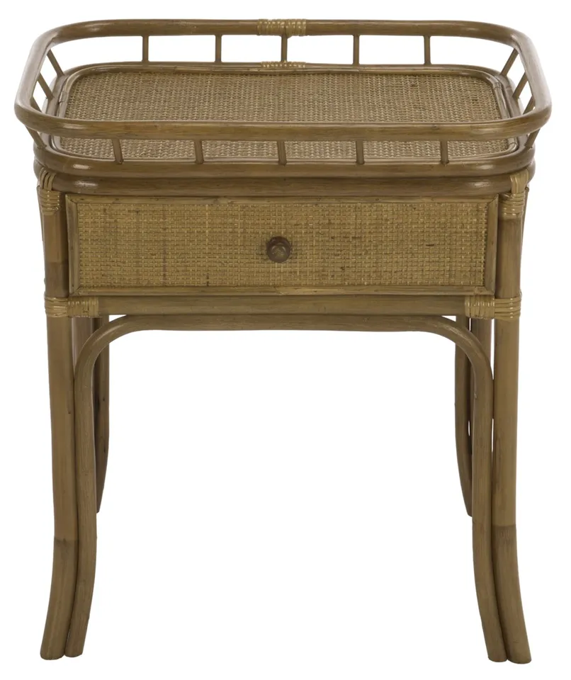 Gulia Nightstand 1 Drawer - Brown