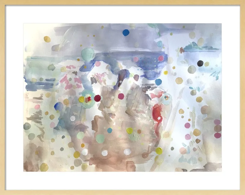 Beach scene (from memory)  by Hannah Dean for Artfully Walls
