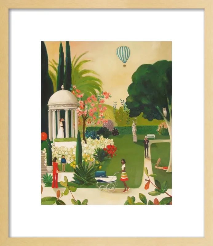 A Fainting in the Botanical Gardens by Janet Hill for Artfully Walls