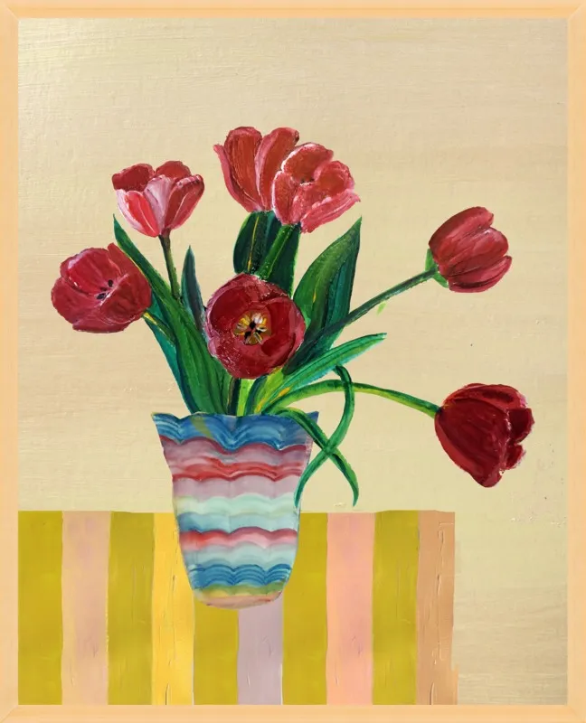 Spring tulips by Ruti Shaashua for Artfully Walls