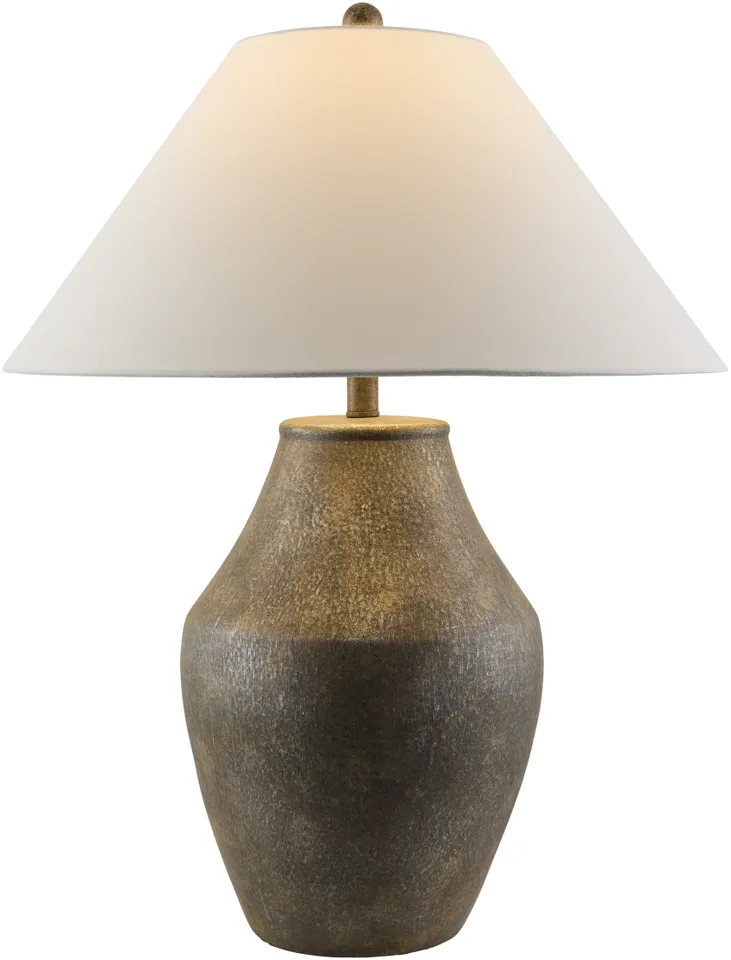 Amaryllis  Hand Painted 28"H x 22"W x 22"D Accent Table Lamp