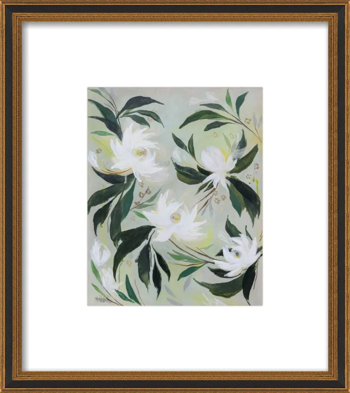 White Gardenia by Rachel Roe for Artfully Walls
