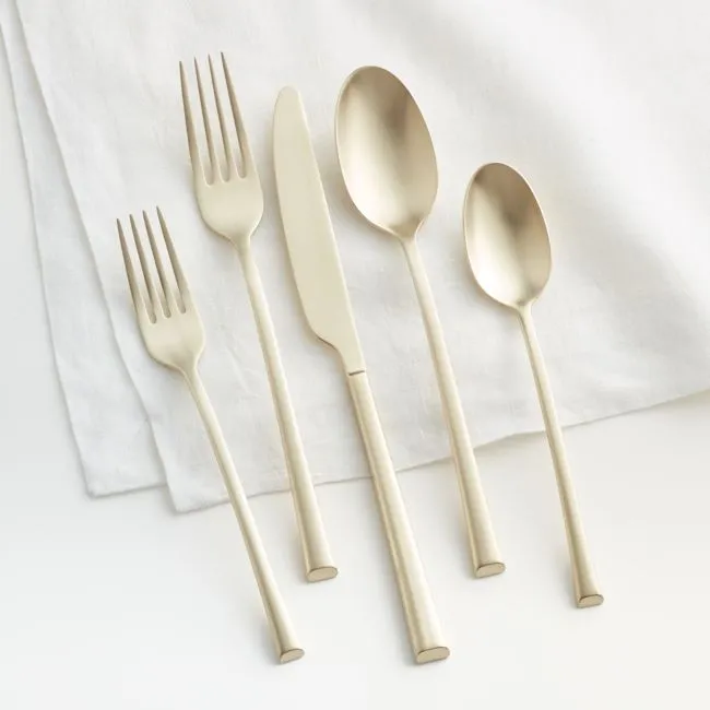 Cortland Champagne 20-Piece Flatware Set