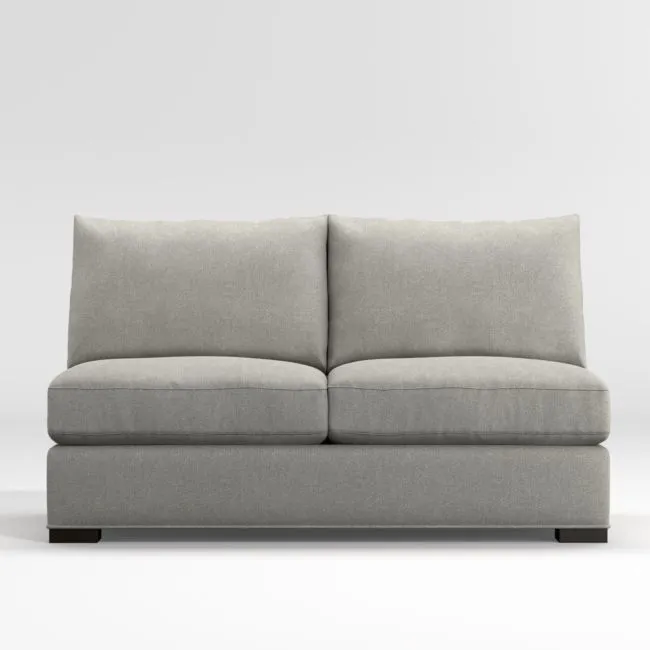Axis Armless Loveseat Sectional Piece
