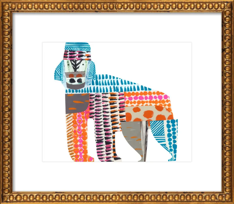 gorilla by Clare Youngs for Artfully Walls