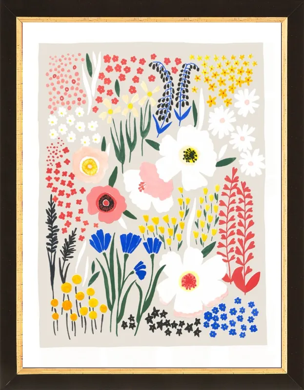 Anemone Garden by Lisa Rupp for Artfully Walls