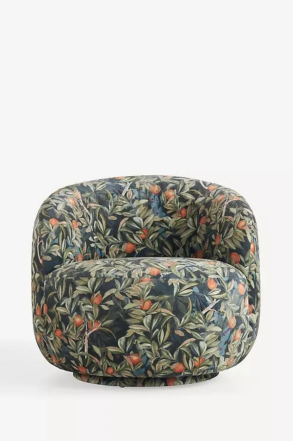 Cosette Lilith Velvet Swivel Chair