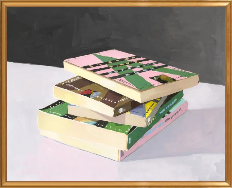 Vonnegut Stack by Elizabeth Mayville for Artfully Walls