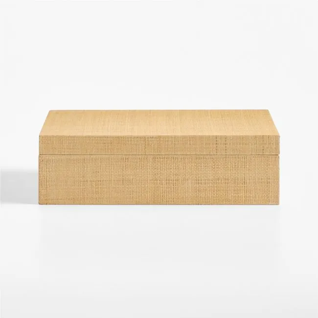 Palmer Raffia Large Decorative Storage Box