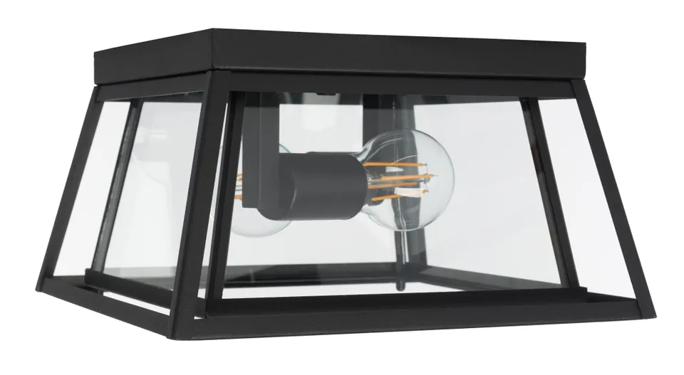Rydler 11" Outdoor Flush Mount - Black