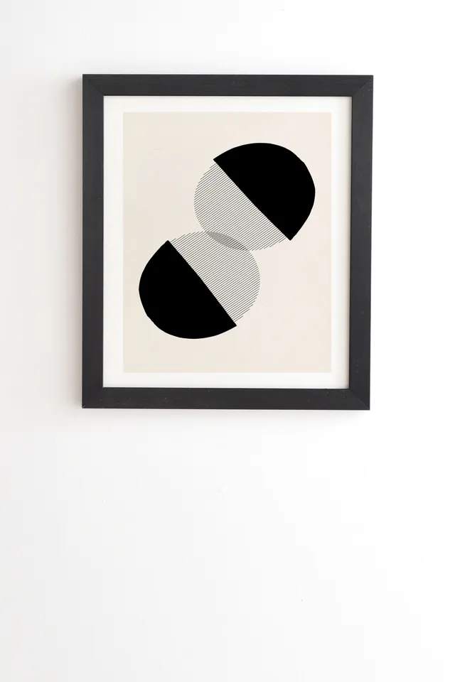 Approach by Rose Beck - Framed Wall Art Basic Black 12" x 12"