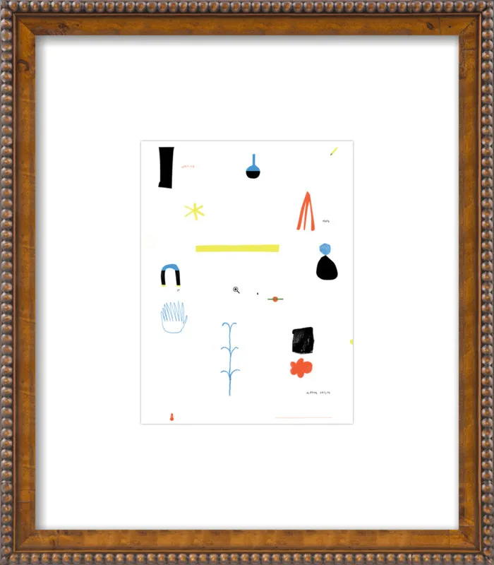 Working hard by playing around  by Agata Królak for Artfully Walls