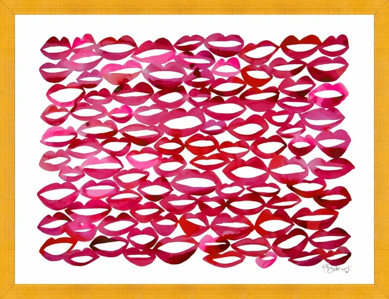Juicy Lips by Kate Roebuck for Artfully Walls