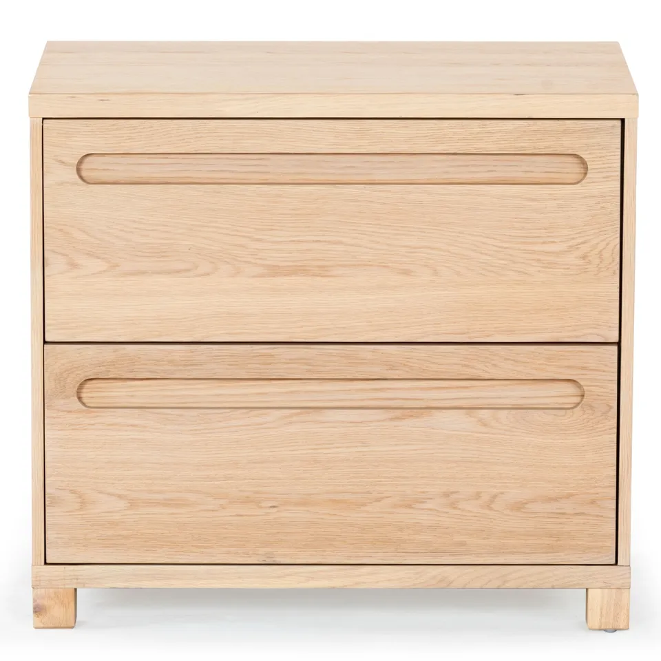 Tobiette 2 Drawer Nightstand - Oak